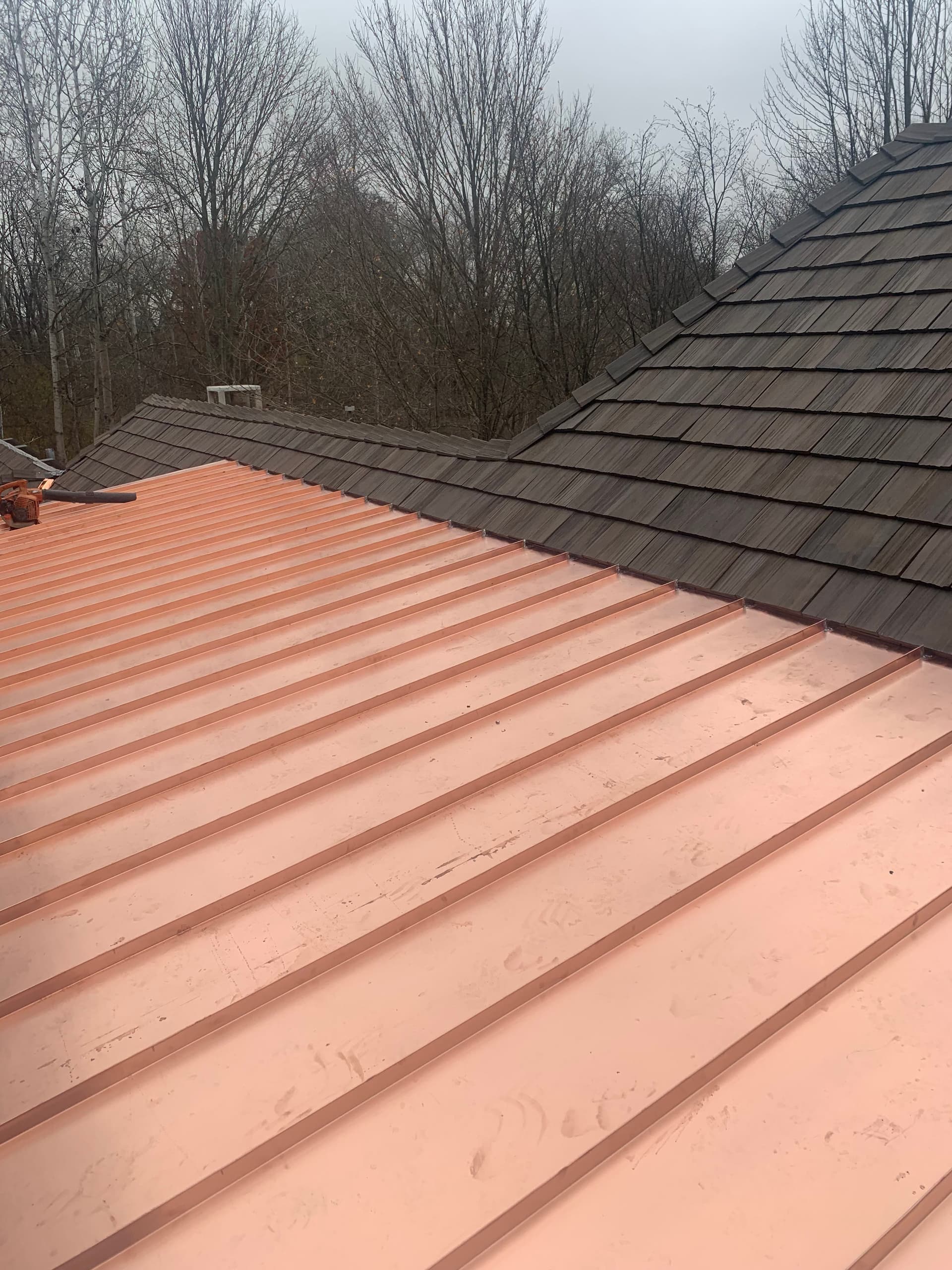 Gallery photos for Stunning Copper Roof Installation: Image #3